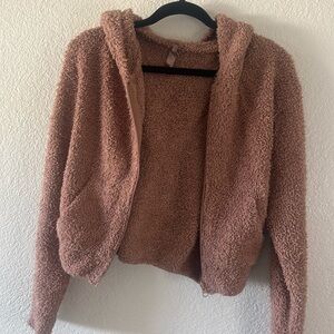 Skims blush zip up